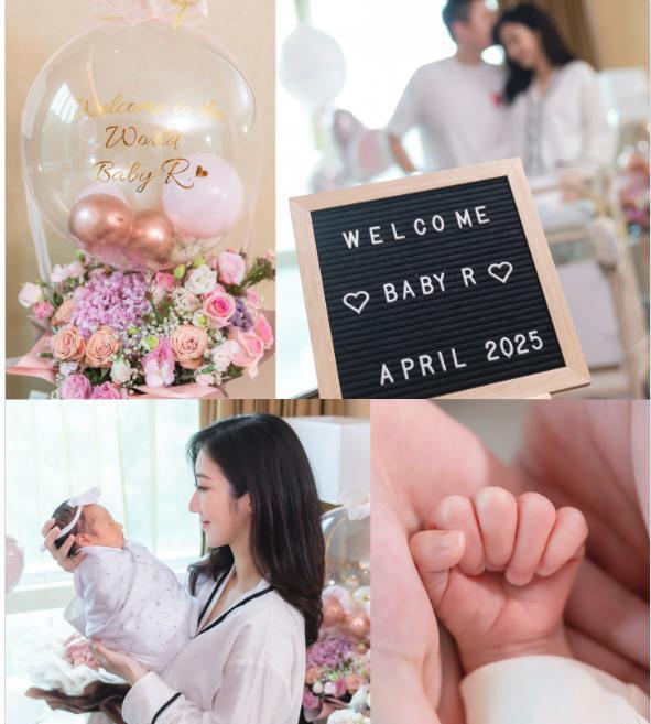林依婷分享自己的喜悦，宝宝出生啦！#林依婷
恭喜恭喜！十月怀胎，可爱的BB ，出