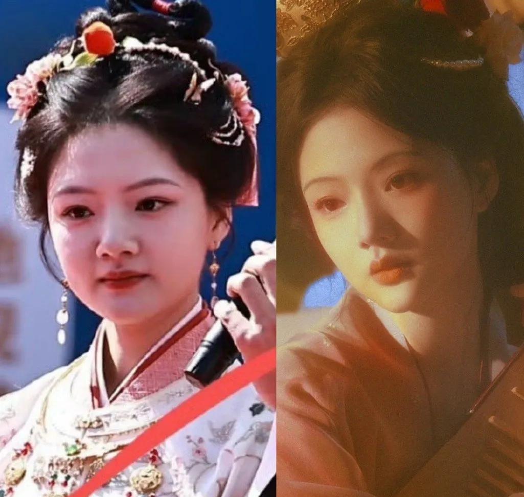 任敏这个状态拍古偶不太行啊，和精修两模两样的，不懂任敏为什么执着于古偶，很明显这