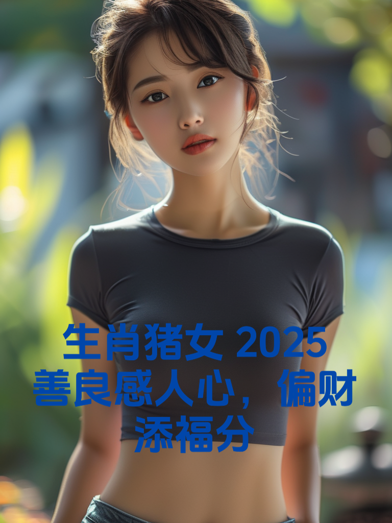 生肖猪女2025：善良感人心，偏财添福分