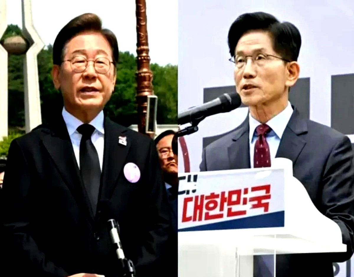 三段式文章重组：











天呐，韩国总统大选简直要炸了！谁能想到，