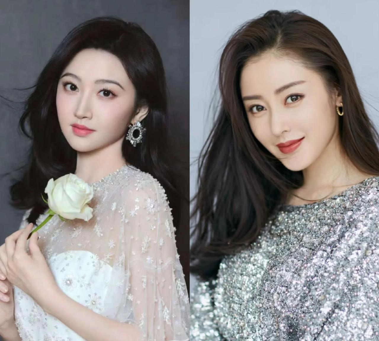 大家发现没有，
景甜和张天爱有一个共同点，不是她俩长得美，也不是她俩长得像，而是