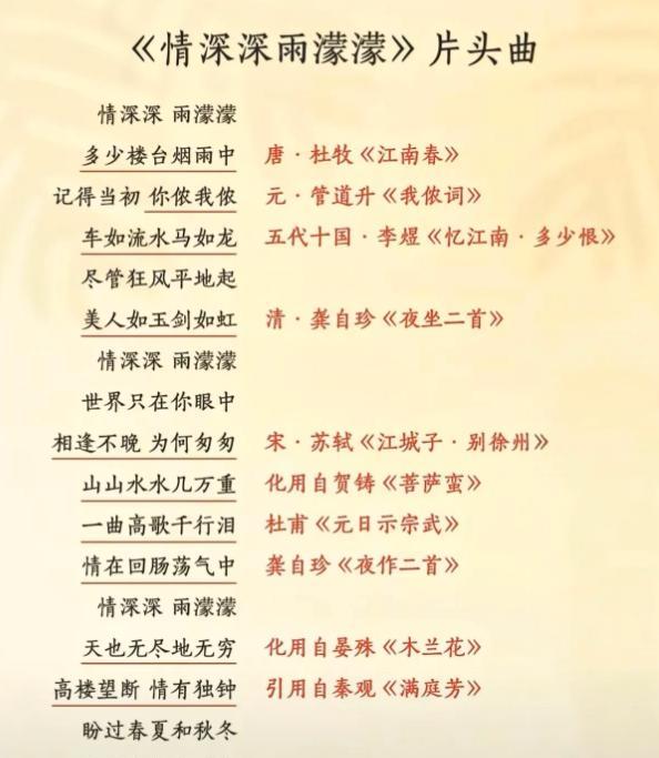 难怪琼瑶当年写的歌火得一塌糊涂，那么多大才子都给她铺了路，想不火都难！这歌词如果