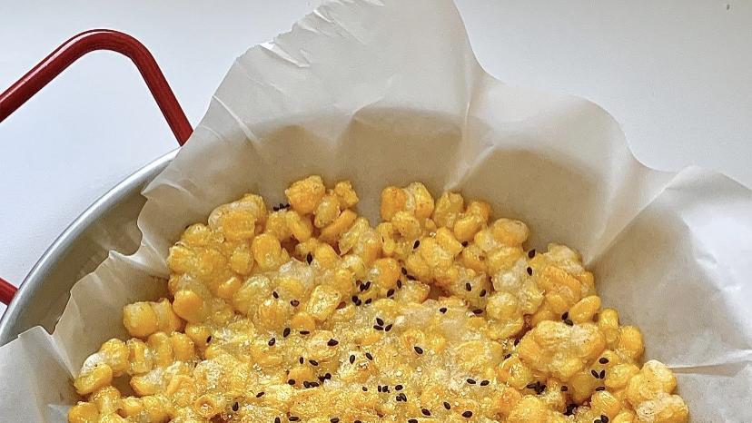 酥到掉渣的黄金玉米烙，零失败家常做法，香到舔盘子！