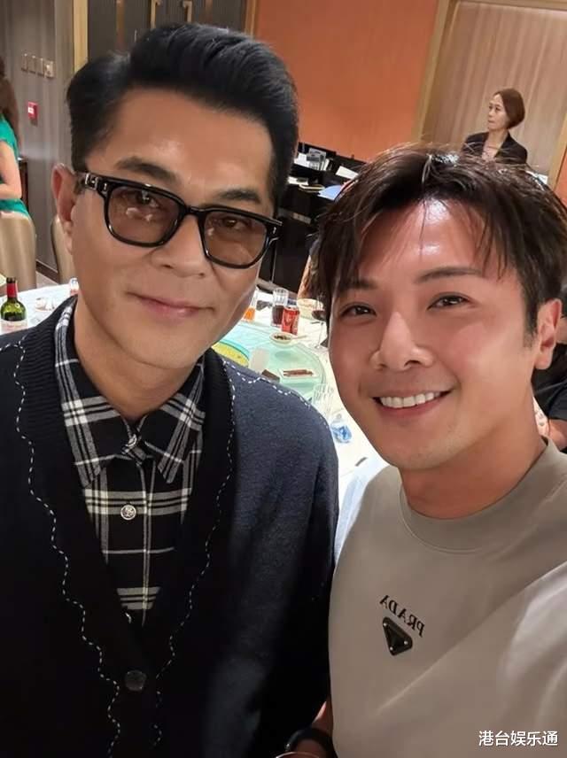 古天乐现身TVB《巨塔之后》结局晚宴，网友猜测和《寻秦记》有