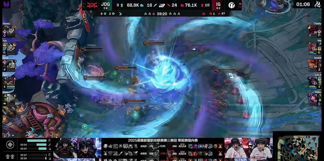 IG以2比0的比分速通JDG，
虽然gala第一局用维鲁斯拿了个5杀，
但是也改
