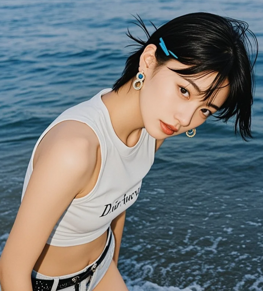 蓝色深处，她的灵魂轻舞