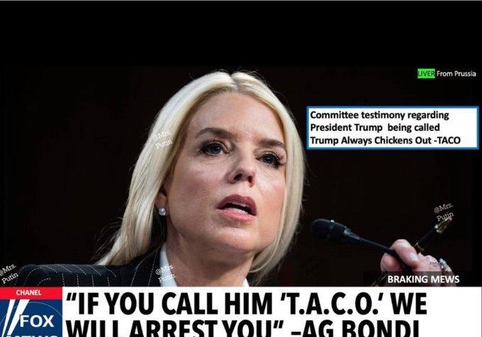 给大家介绍下，特朗普在外网又得了个新外号——“TACO”。由“Trump Alw