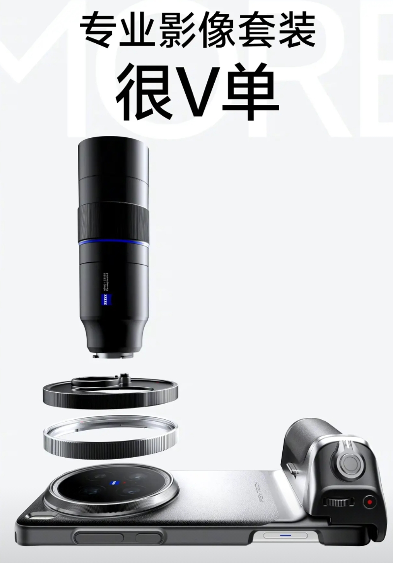 还真是外接镜头，vivoX200 Ultra独立镜头公布，蔡司定制200mm纯光