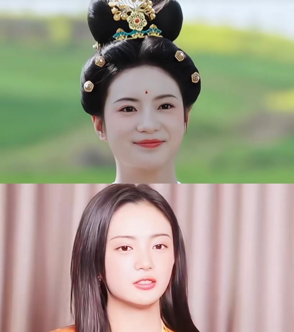看看演员本人，
才知道县主这个角色她特意增肥的，
接受采访时张雅钦说的也很可爱县
