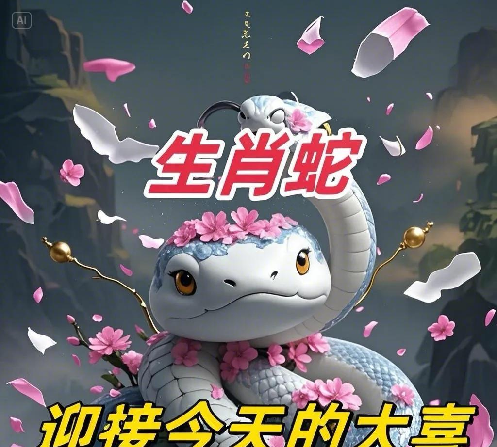 属蛇人速速接福！[福][福][福][福][福]
三刻钟后祥瑞到，吉星高照喜气飘。