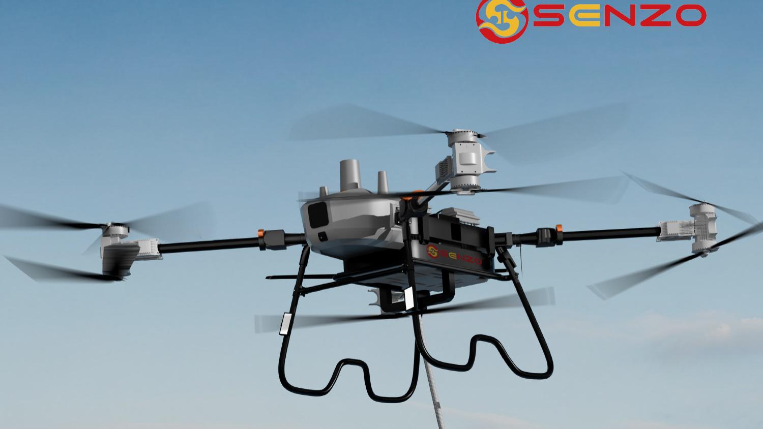 神州吊运系列无人机解决物流、救援、农业等领域的效率与安全问题，实现多场景高效运输