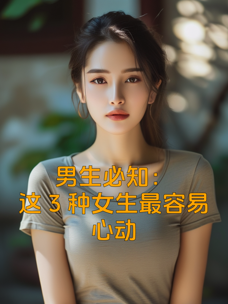 男生必知：这3种女生最容易心动