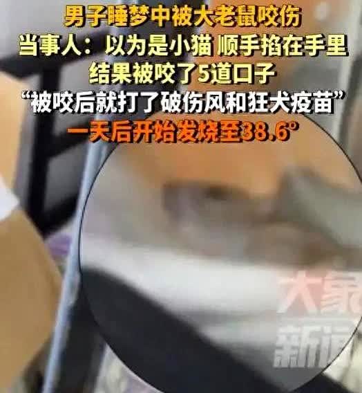 “离谱！”6月15日，江苏一男子正在睡觉，突然感觉手上有东西在爬，他误以为是自己