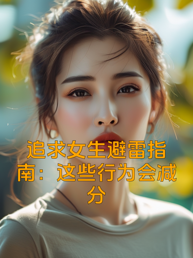 追求女生避雷指南：这些行为会减分