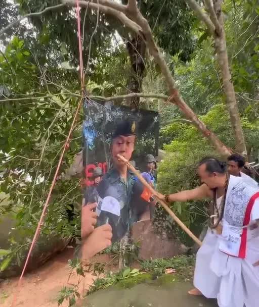 洪森不尴尬大家都尴尬了！
做梦都没有想到，
柬泰停火以后泰国的本辛将军成了成