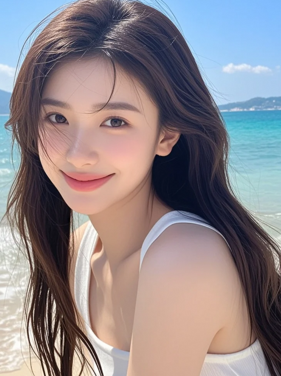 小背心、大海，还有一点点自由。
