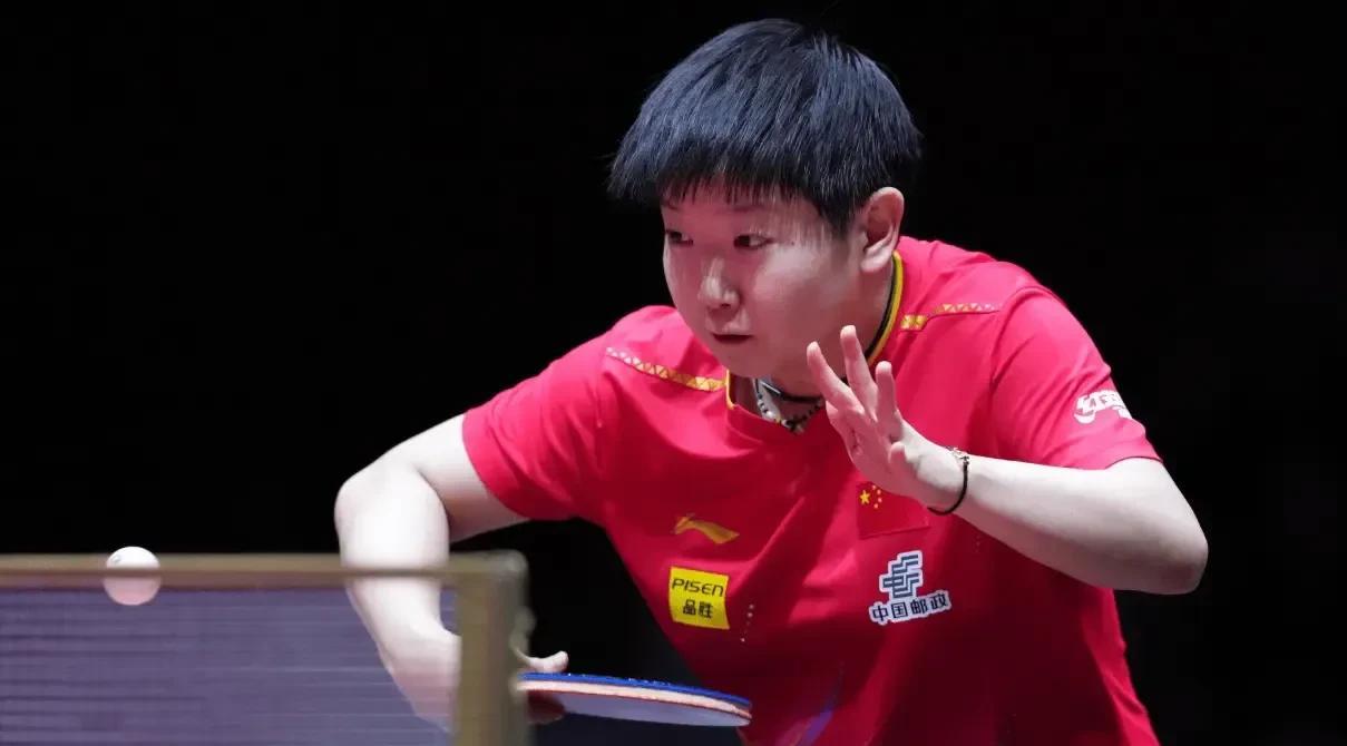 祝贺莎莎！孙颖莎4-3战胜王曼昱，拿到世乒赛女单冠军，不容易！
今天这场比赛，确