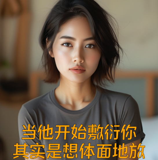 当他开始敷衍你，其实是想体面地放手