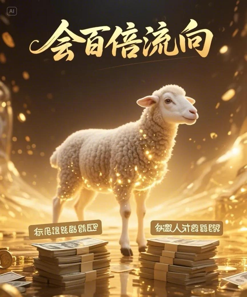 生肖羊儿莫忧愁，花出被坑钱回流。百倍千倍向你涌，只要揭运就灵透。财运亨通乐无边，