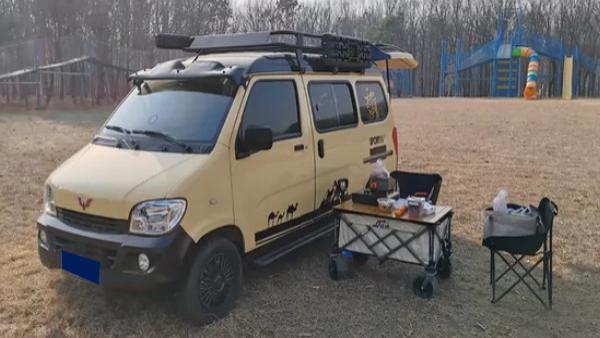 一个人足够用，五菱之光改装床车旅行，小面包露营车自驾游更随意