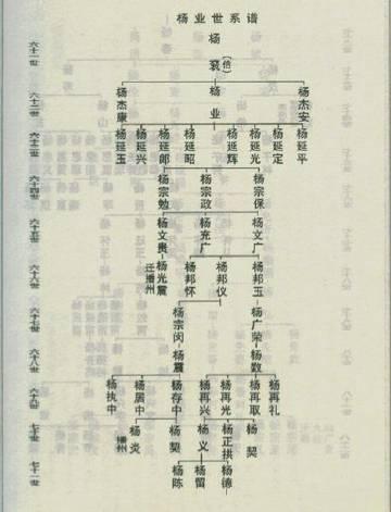 满门忠烈“杨家将”家族世系谱一览，岳家军名将杨再兴是杨业的第八代后人！  
