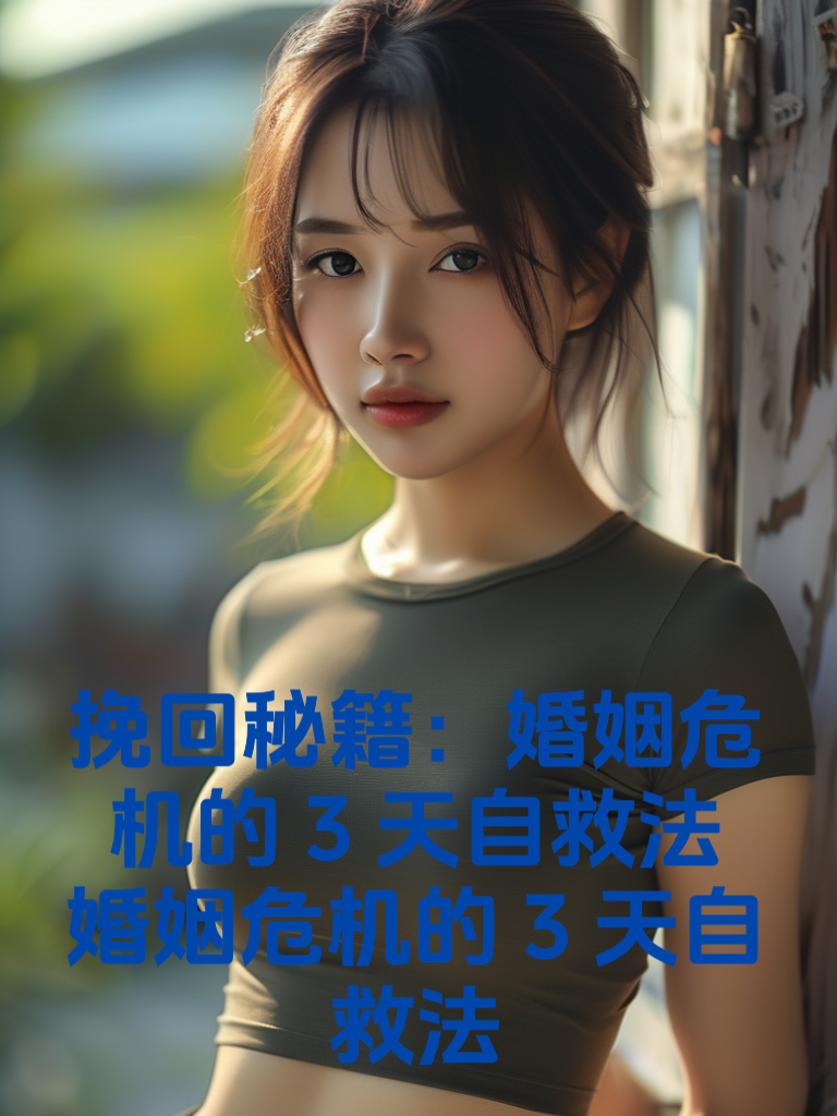 挽回秘籍：婚姻危机的3天自救法