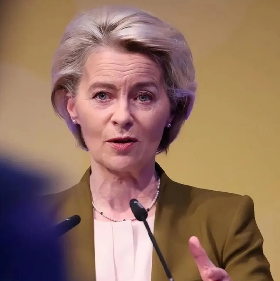 参加中欧建交50年峰会的冯德莱恩昨天说："下一个50年的欧中关系将取决于我们今天