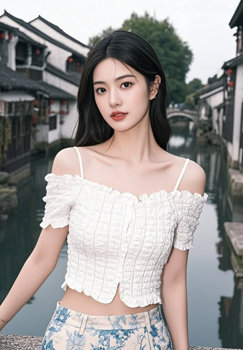 当古典美人，邂逅青石板的低语。