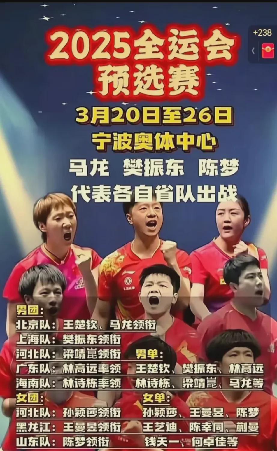 这次真是出糗了，莫非大家都觉得全运会只有乒乓球？
其实全运会的全称是全国运动会