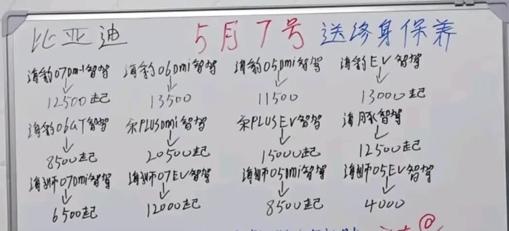 你敢信？海狮05ev降价了，还送终身保养？今天竟然看到了一直关注很久的海狮05e