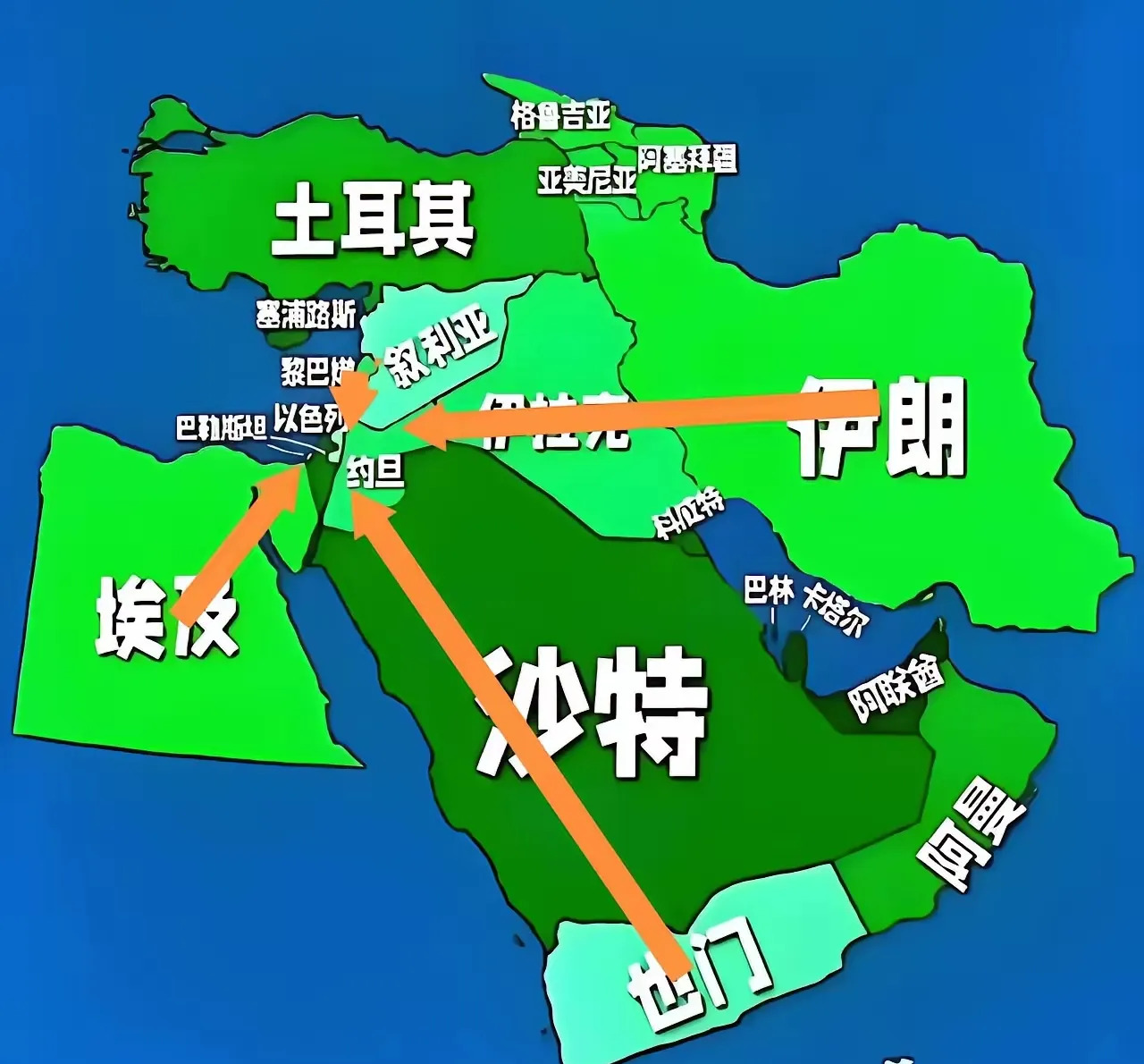 埃及若出手，以色列危矣？











世界局势风云突变，中东战火一触即