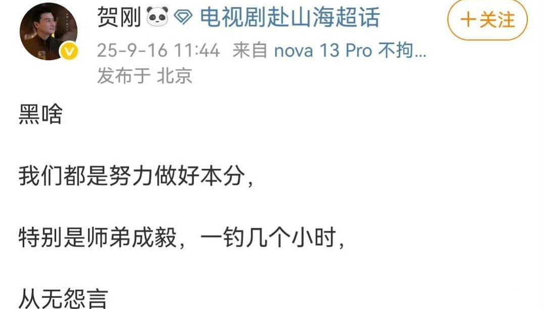 《赴山海》在全民吐槽中渐渐招架不住，光靠成毅一个人是不行的，于是，有很多人入场力