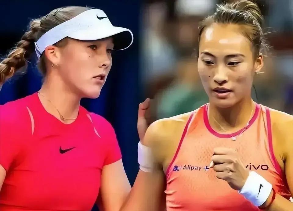 去年中网把对手打哭的郑钦文，今年反被这位00后小将全面碾压！看看这组数据对比，真