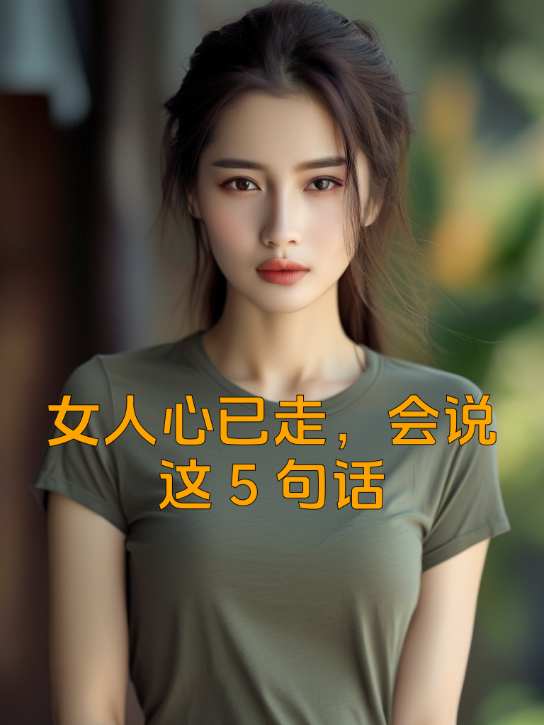 女人心已走，会说这5句话