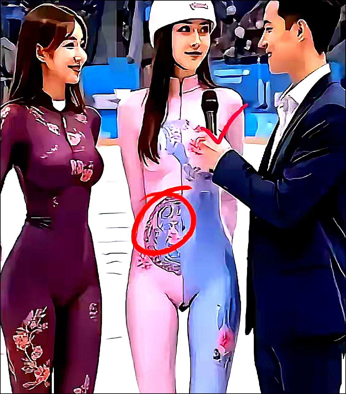 大伙不是看比赛，倒是先盯着衣服瞧个没完。