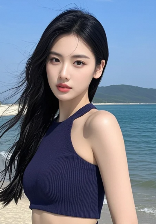小姐姐微微一笑，仿佛时间都悄悄放慢了一拍！