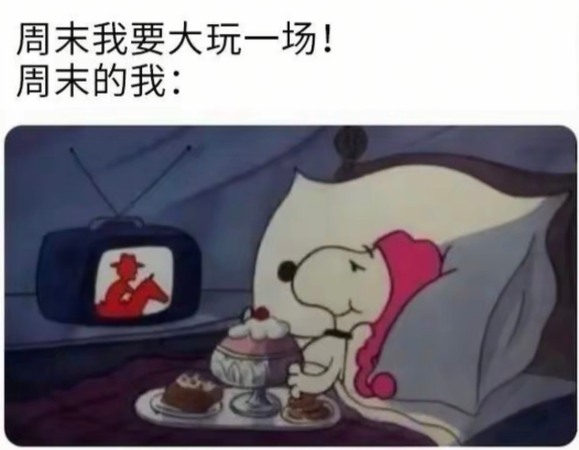 周末的我是这样的