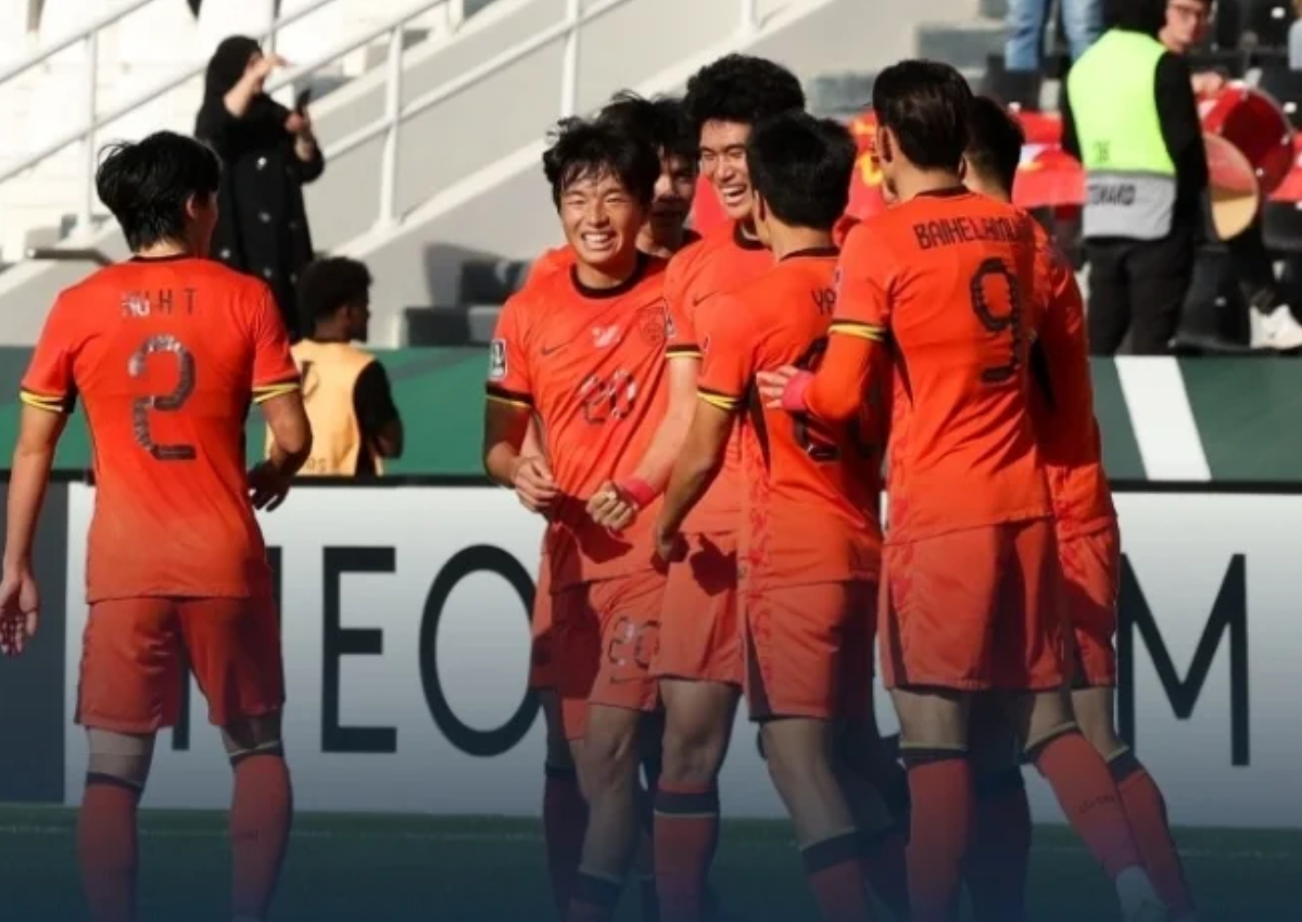 1月11日，U23亚洲杯小组赛D组第二轮中国男足迎战澳大利亚的比赛在利雅得青年人