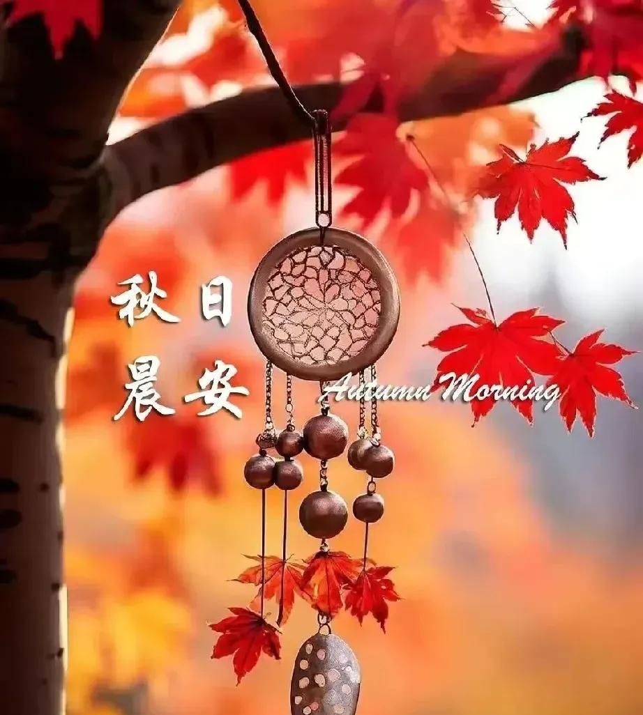 秋日问候心中甜
秋晨室外空气鲜
秋风习习拂窗台
友友情谊暖心间
事业成功好运连