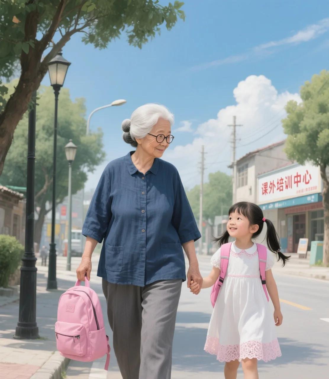 课外班真的有必要报吗？
我家的宝贝外孙女，今年9月份就上小学了，可她做口算题，左