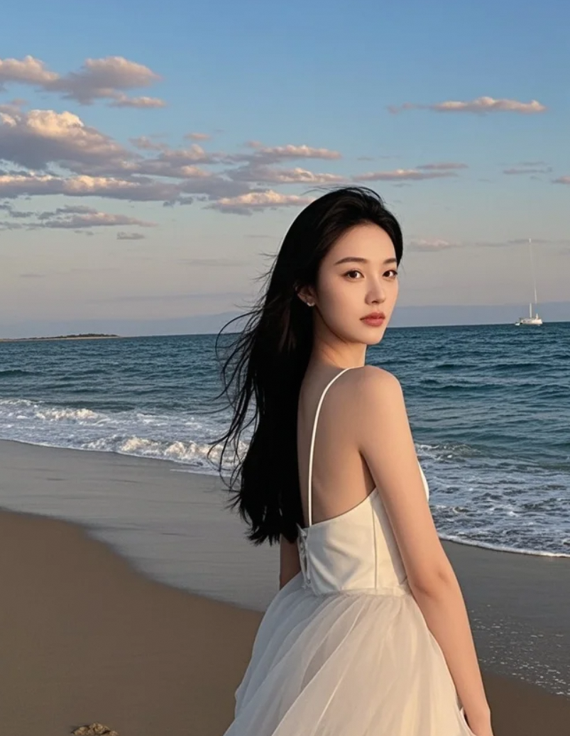 海风吹起裙摆的那一刻，我好像爱上夏天了