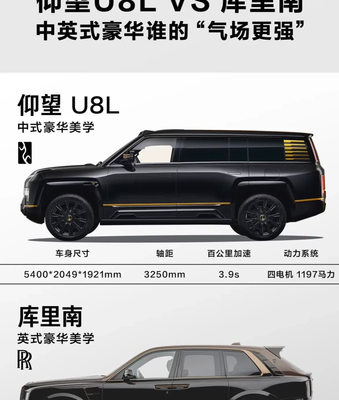 这么一看，仰望确实气场更强大，库里南抬不起头了[我想静静]