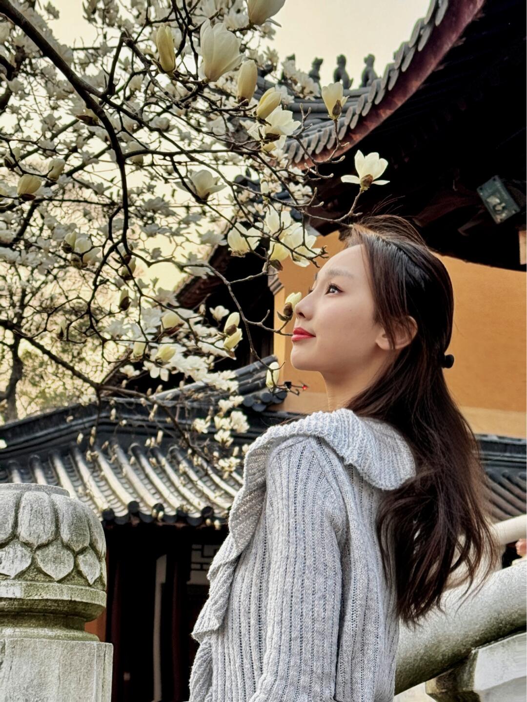 在灵谷寺拍到人生照片！