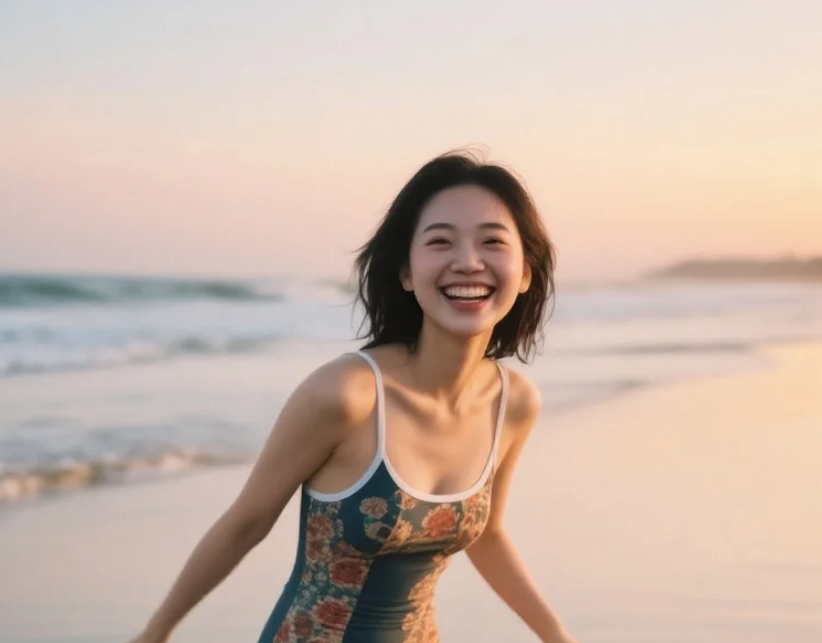 有时候觉得自己像海的女儿，只为给你带来快乐。