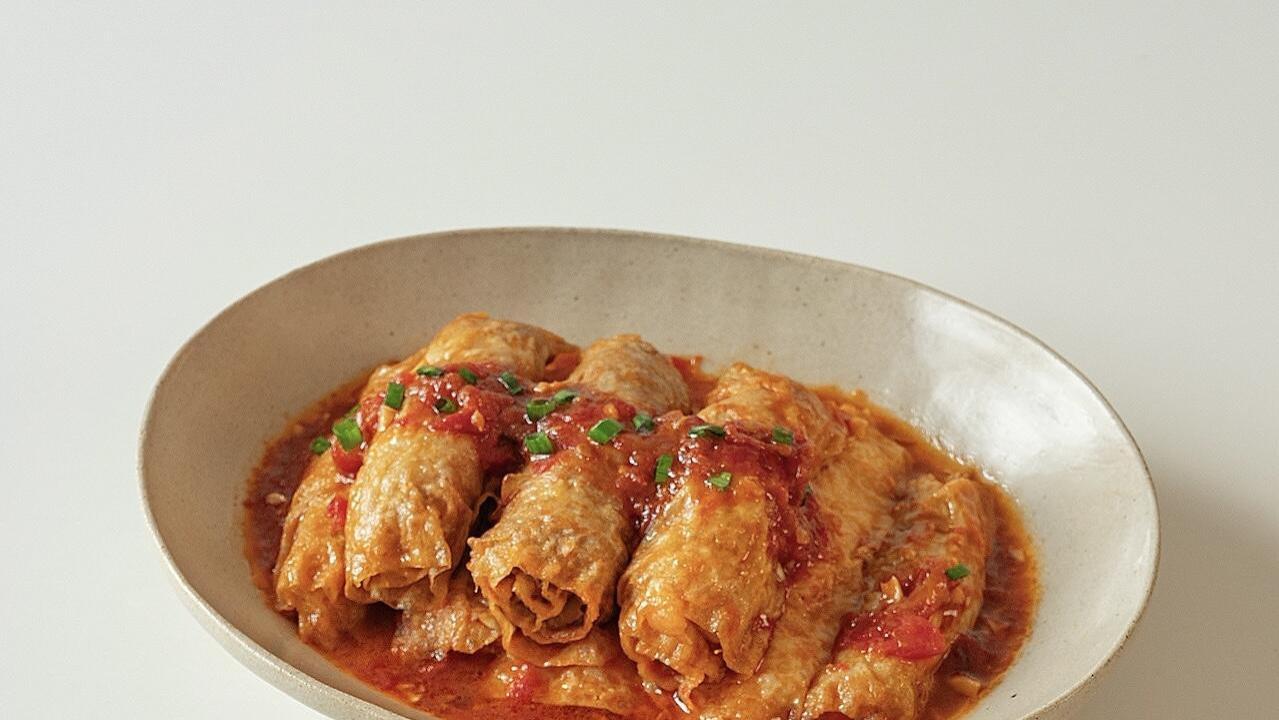 救命！这碗番茄肥牛响铃卷，让我甘愿放弃自律！