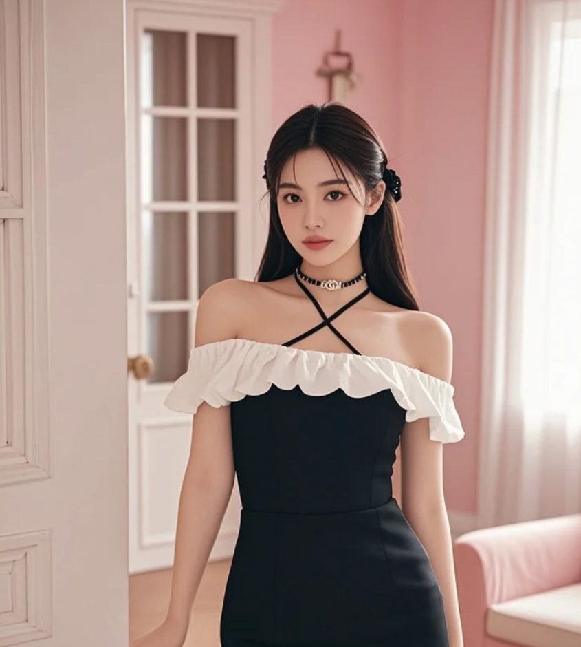 美女这独特穿搭，你会想模仿不？