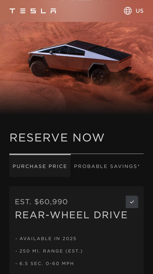 谁能想到比Y贵这么多！
时隔四年，Cyber truck终于交付了，马斯克还用一