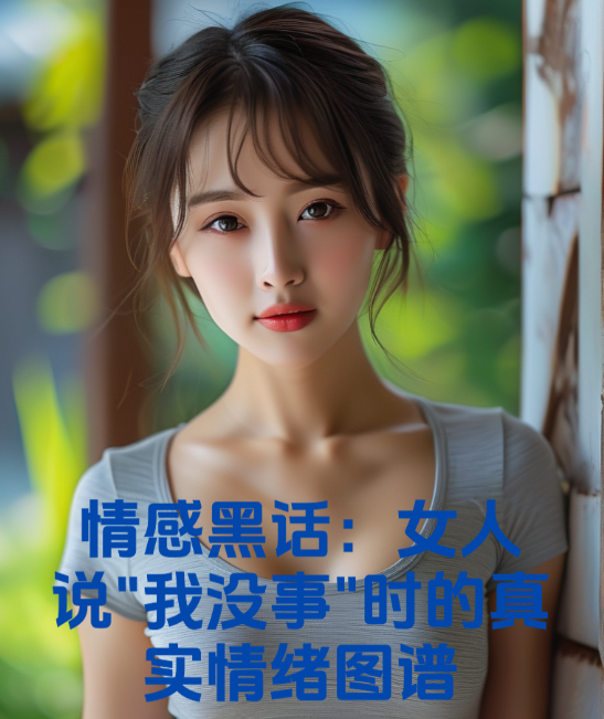 情感黑话：女人说