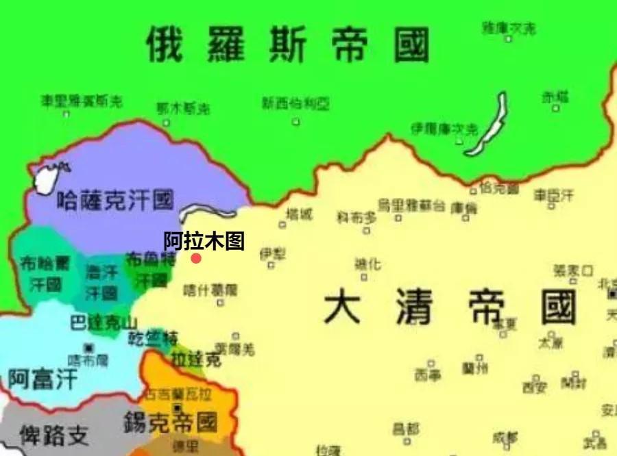 大清VS皇马，穿越时空的对决！
巴尔喀什湖以西自古就是中国的领土，唐朝还在这里建
