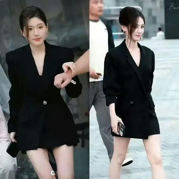 《美人余》的女主造型被指抄袭《许我耀眼》中女主，看着好像真的一模一样。[吃瓜群众